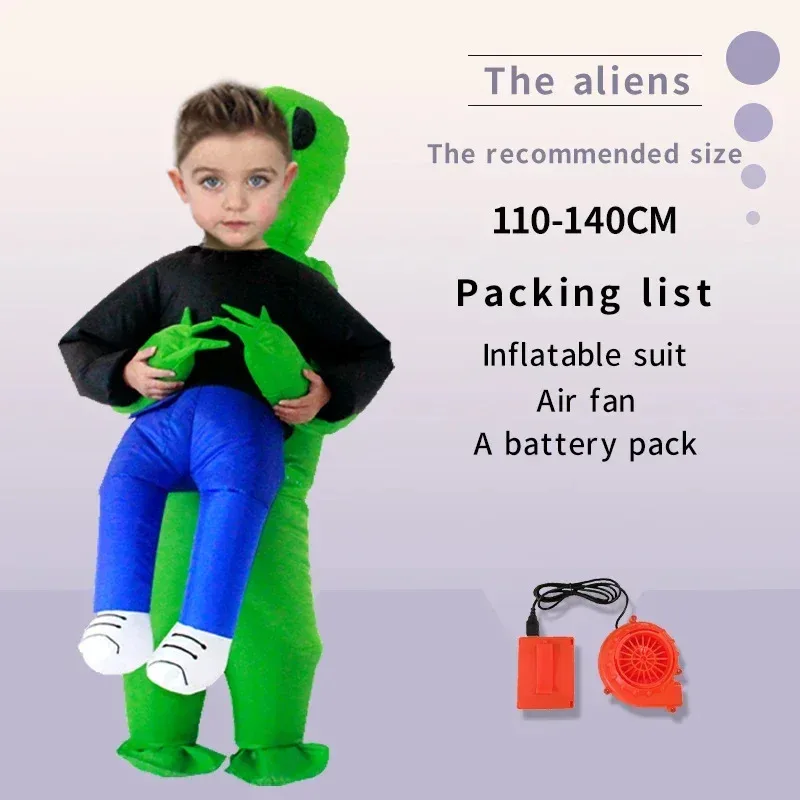 Надувные костюмы инопланетянина, необычные костюмы для Хэллоуина, косплей, фэнтези, выдувные для взрослых, H5445