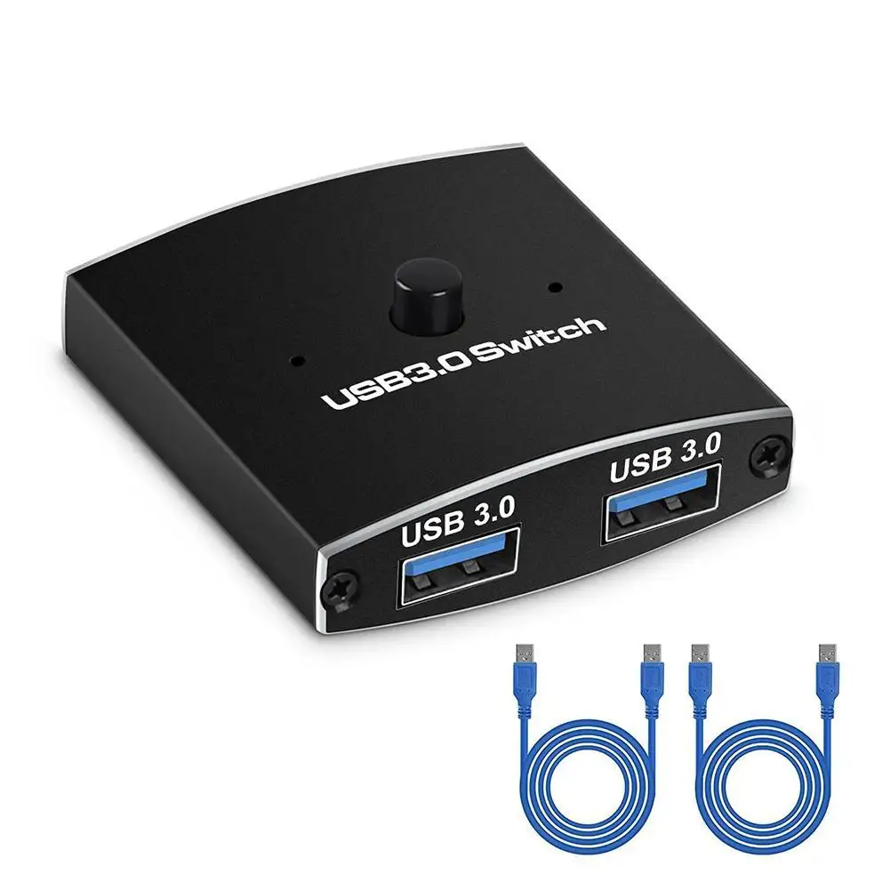 

USB3.0 хаб переключателя 1x 2/2x1 переключатель для принтера клавиатуры мыши Sharer USB сплиттер 5 Гбит/с