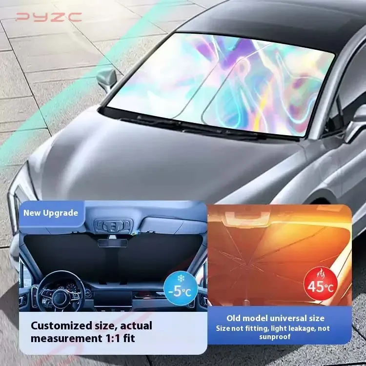 For Toyota Corolla E210 Hatchback Auris 2019-2025 Car Windshield Sunshade Cover Front Window Sun Shade Visor Auto Interior UV view 2