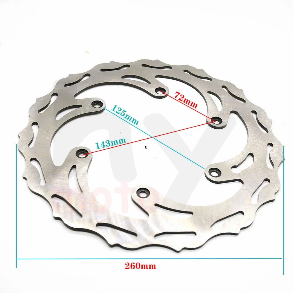 Voor Achter Remschijf Rotor Set Fit voor 125 150 250 350 450 SX/XC 1998-2020 125 150 250 350 450 530 EXC/XC-W 1998-2020