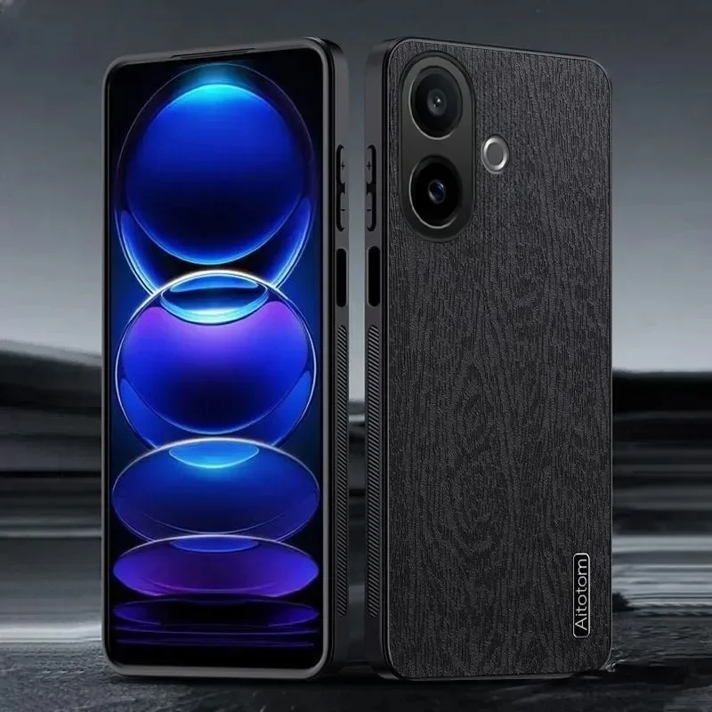 Skinlee Case For VIVO V60 V70 Lite Tree-grained Texture Leather Matte Silicone Shell For VIVO V60 V70 Lite Phone Cover