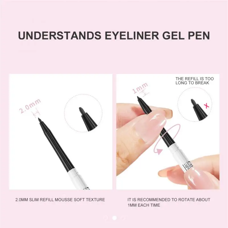 1 ~ 4 Stück flüssiger Eyeliner langlebiger schnell trocknender wasserdichter super heller Eyeliner Stift hält wasserdichten Eyeliner Bleistift Gel Eyeliner