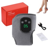 3-in-1 Foot Massager 3 Vibration Mode Cordless Electric Wrist Ankle Massager 5 Heat Leavel Muscles Relax Heating Pad Ankle Wrap