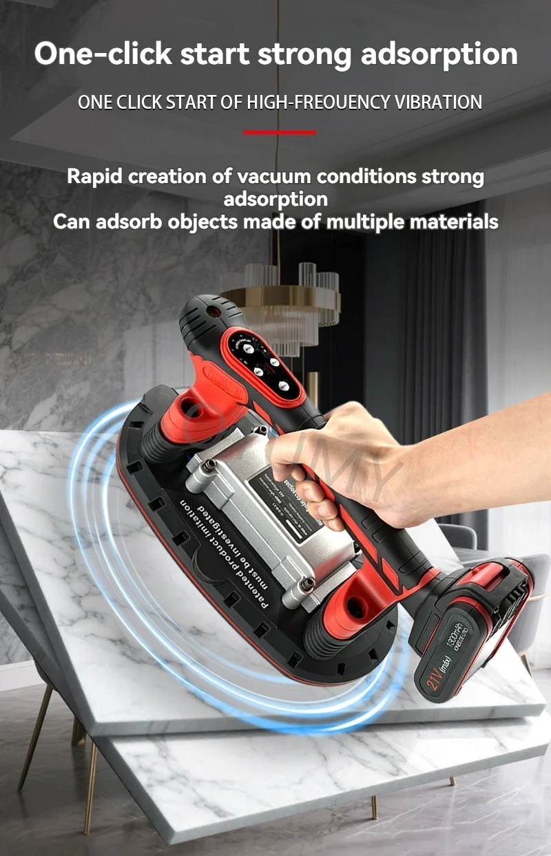 Rechargeable Tile Leveling Vibrator 1‑2 Lithium Battery High Vibration Tile Tiling Machine For Floor Wall Ceramic Marble Constru