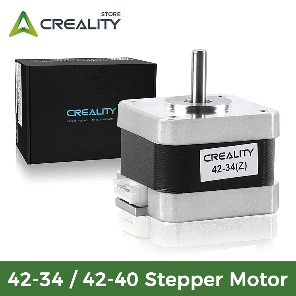 

Оригинальная деталь для 3D-принтера Creality 42-34/42-40, шаговый двигатель, ось X, ось Z, 2 фазы, 1 А, 1,8 градуса, 0,4 Нм для Ender-3/S1 Pro/Max