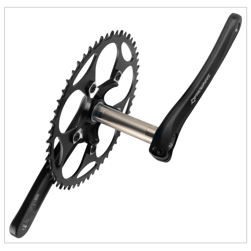 Prowheel Rennrad-Kurbelgarnitur 170 172,5mm Fahrradkurbel Schmal-Breit-Kettenblatt 36T-60T Krone 8 9 10 11 12 Gang für Shimano Teile – Detail 30