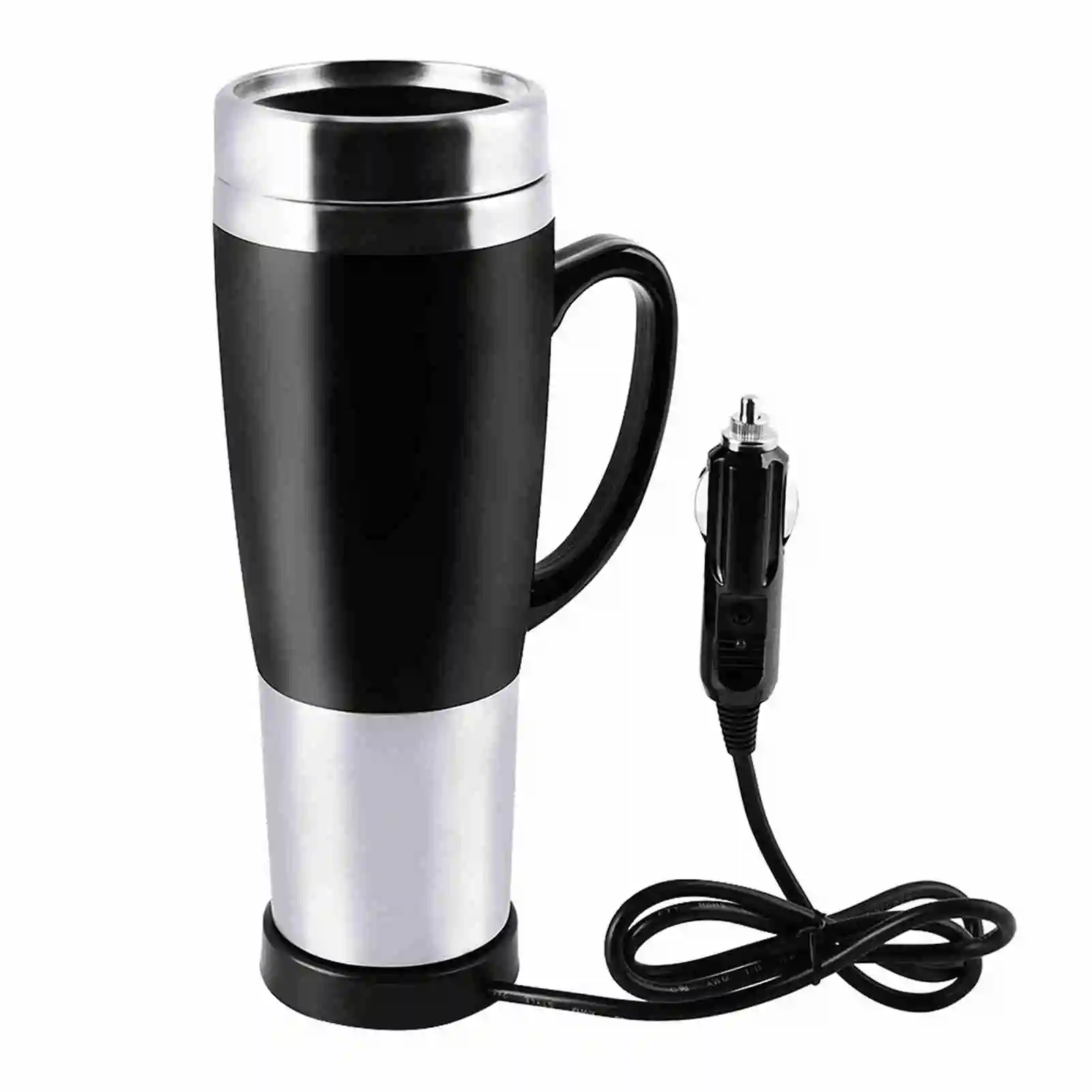

450ML Electric Car Water Mug 12V Electric Water Insulated Car Mug Travel Heating Cup Kettle for Hot Coffee Milk Tea Heat Cup