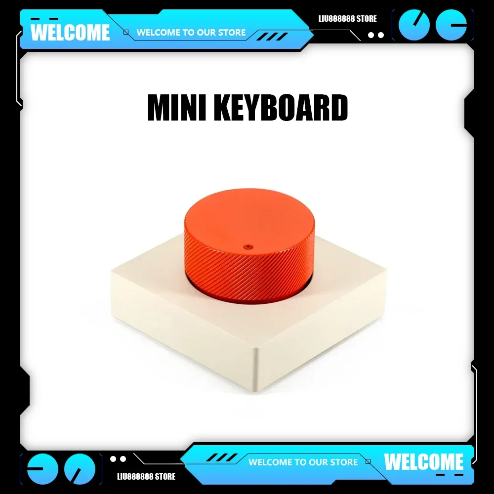 Mini Keyboard Reverse/ANTICATER Customize Volume Knob Dual-mode/Tri-mode CNC Aluminum Alloy Body Bluetooth Keypad PC Accessories