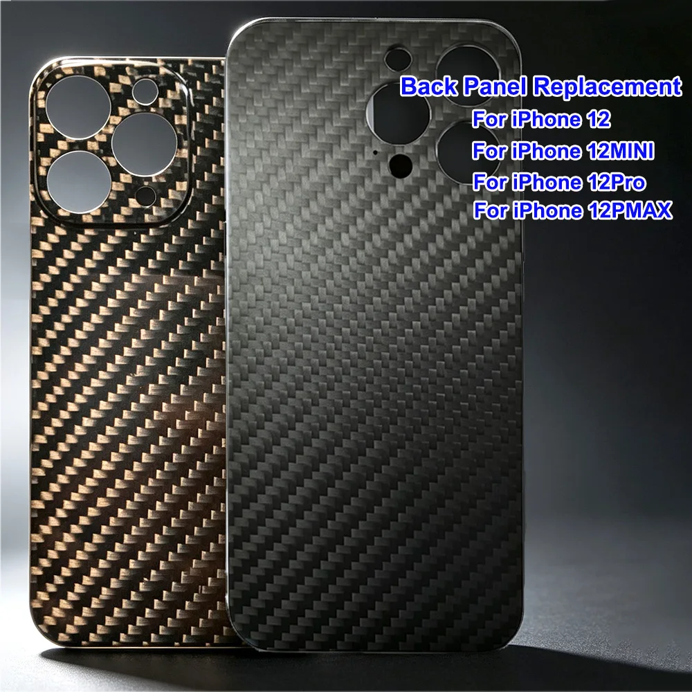 big-hole-carbon-fiber-back-cover-replacement-for-iphone-12-12-pro-12-pro-max-shockproof-rear-cover-housing-parts-with-toolkits