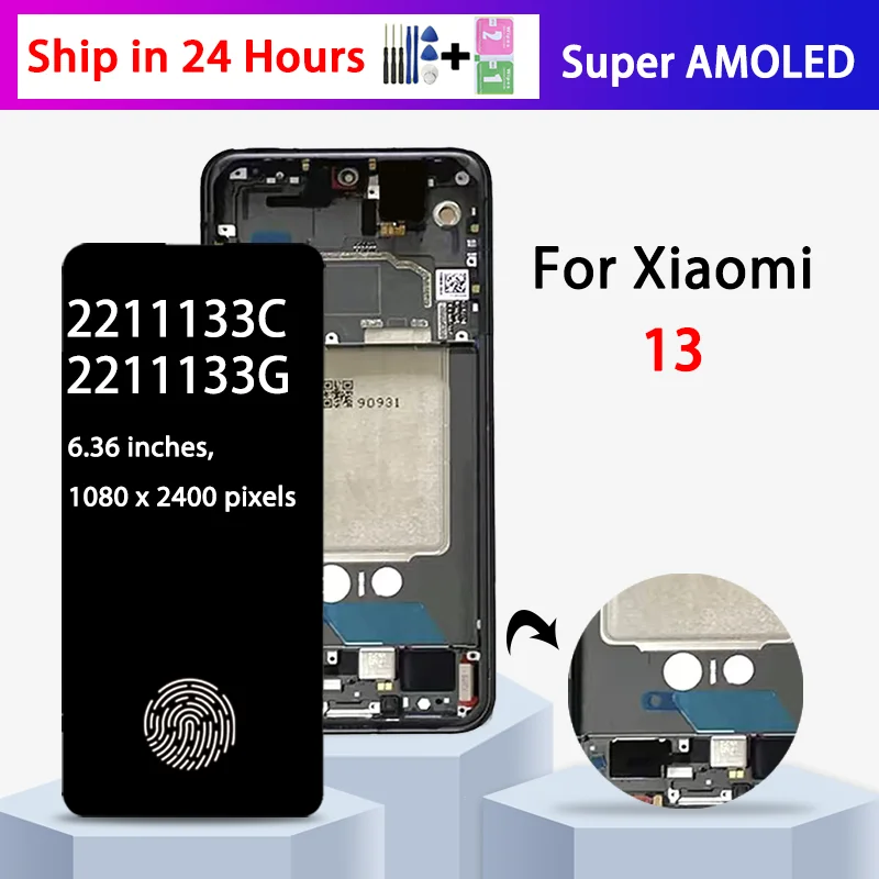 super-amoled-for-mi-13-display-screen-replacement-for-xiaomi-13-2211133c-2211133g-lcd-display-digital-touch-screen-assembly