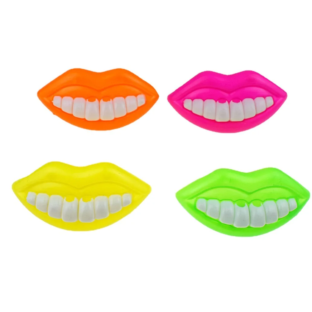 10 Pcs Novelty Funny Prank Strange Big Mouth Whistling Simulation Lips Whistling Toys Children Fun Whistling Toys Party Supplies