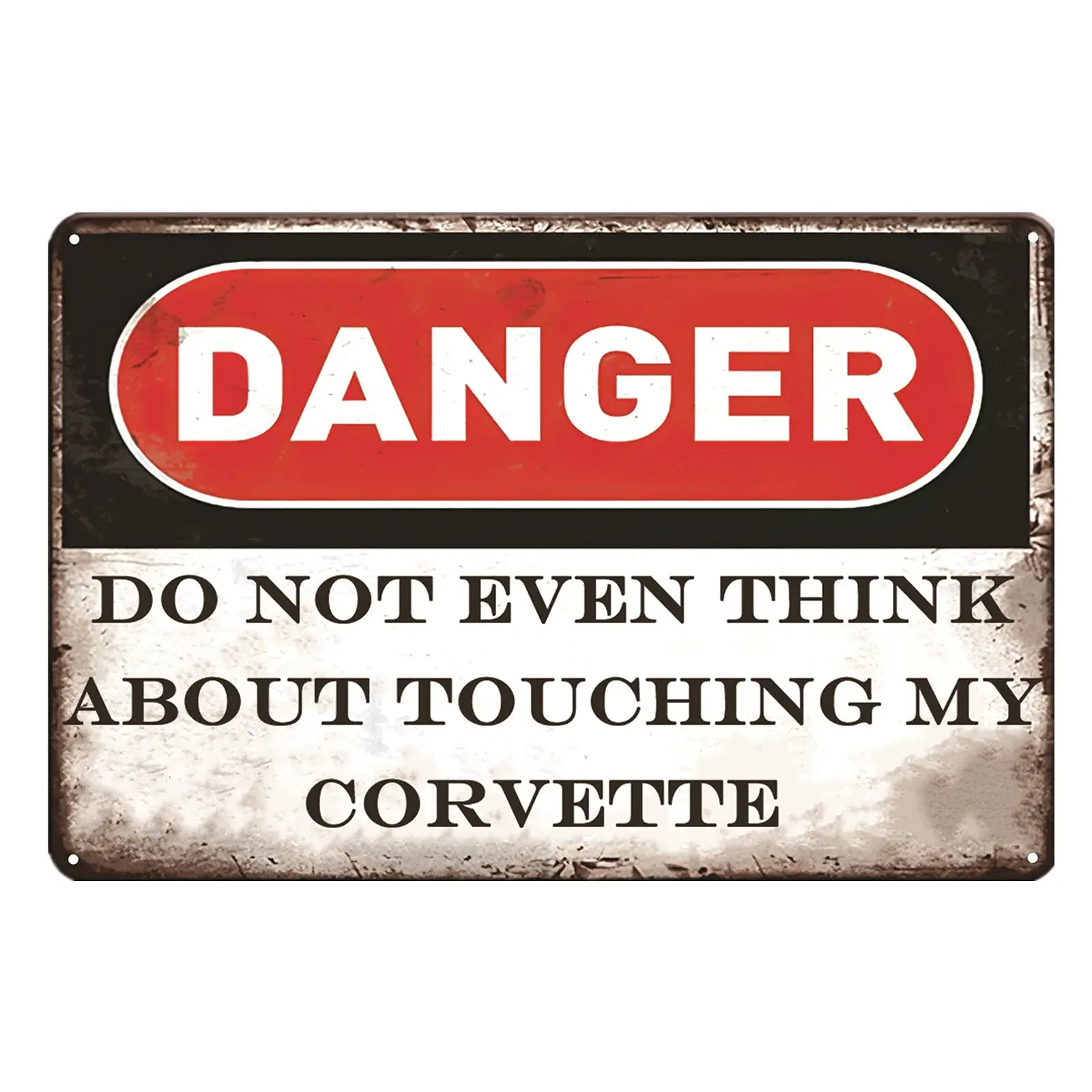 Corvette Signs Garage Metal Sign Garage Signs For Men Vintage Wall Decor Perfect Gifts Do Not Touch My Corvette 8x12 Inch