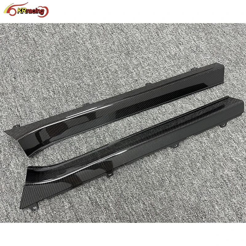 Password Style Carbon Fiber Car Door Sills For Nissan GTR R35 2008-2016