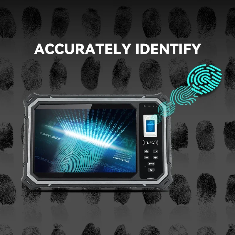 Hugerock B80 B80111 Ip67 وعرة 4G Nfc بصمة N1 ماسح الباركود أندرويد 8G + 128G كمبيوتر لوحي صناعي