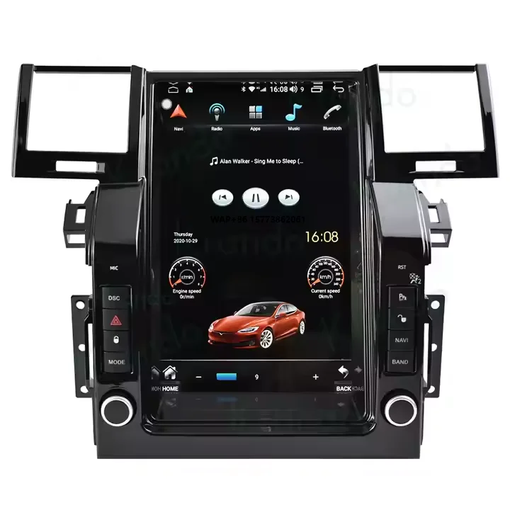 Android 12.0 4G 64G 12.1'' Tes Vertical Screen Car Radio Player for Land RRover Sport L320 2005-2009 Carplay