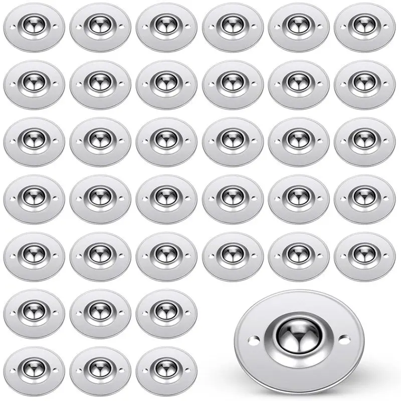 A74E-5/8In Roller Ball Transfer Bearing Ball Transfer Bearing Casters Carbon Ball Bearing Rollers 360 Rotation For Conveyor