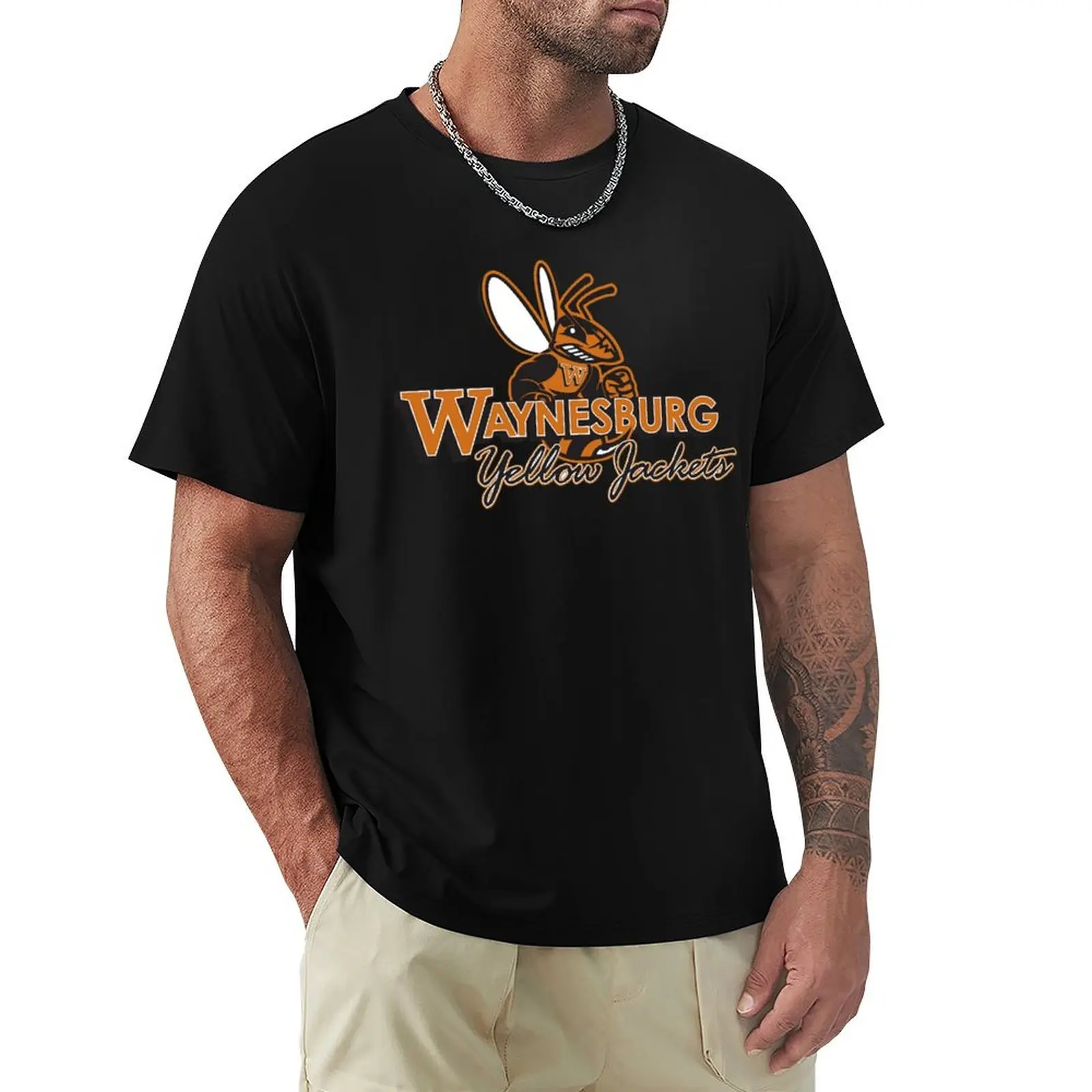 First Day Of Waynesburg Yellow Jackets Just A Boy Vintage Style Art T-Shirt man t shirts cotton T-Shirt
