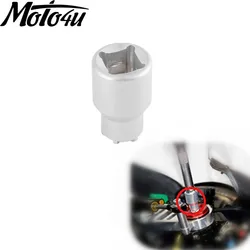 Motorcycle Preload Adjuster Nut Fork Shock Absorber For KAWASAKI Ninja ZX10R 2017 For SUZUKI GSXR 2017