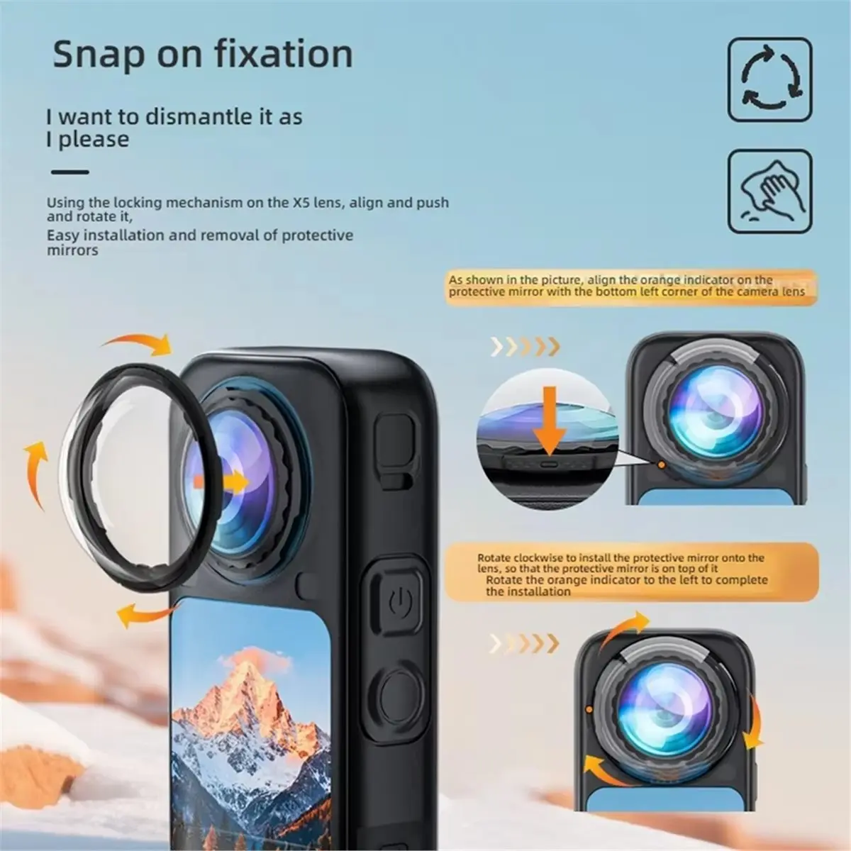 For X6 Lens Guards Optical Glass Lens Protective Cover Camera Anti-Scratch Tempered Glass Protective Lens Parts