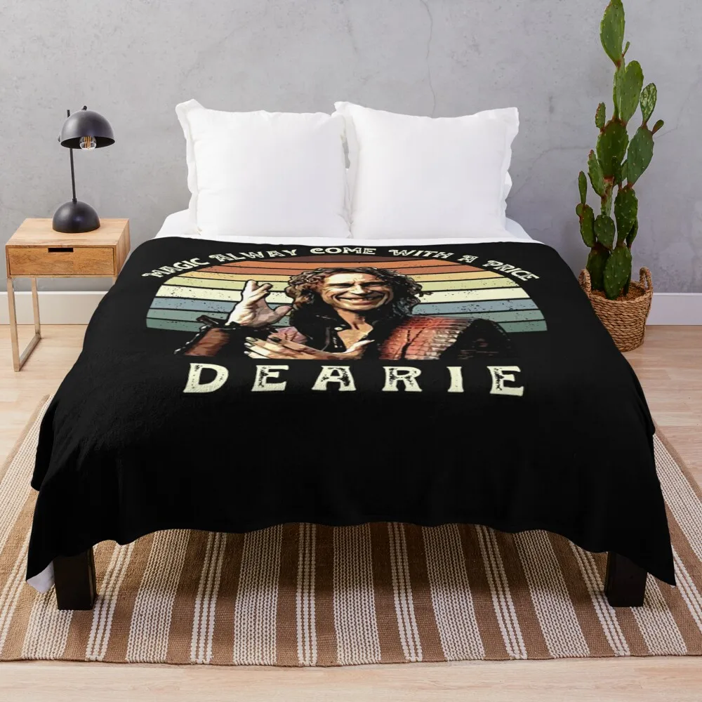 

Magic Always Come With A Price Dearie Vintage Retro Mr Gold rumplestiltskin Once Upon T Shirt GiftThrow Blanket