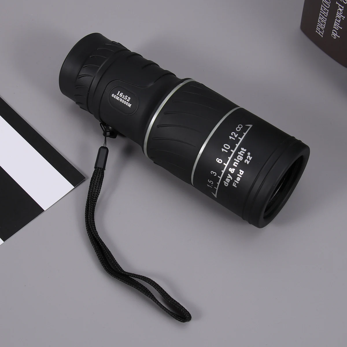 

16 Dual Focus Telescope Telescopes for Outdoor Night Vision Black Optical Child