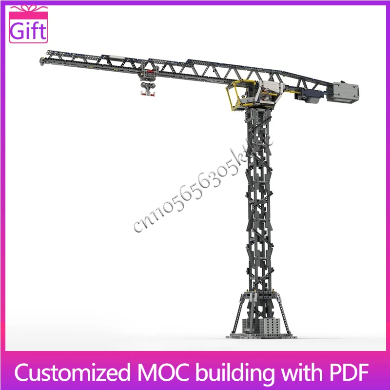 

1523 PCS Engineering Series Tower Crane Modular Building Blocks Model Assembly Display Toys For Children Creative Birthday Gifts