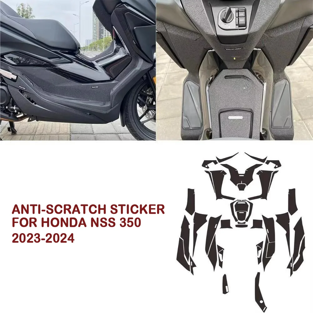 

NEW Motorcycle Body Thickened Anti Scratch Resistant Skid Rubber Protective Decal Sticker For Honda NSS 350 NSS350 Forza350 2023