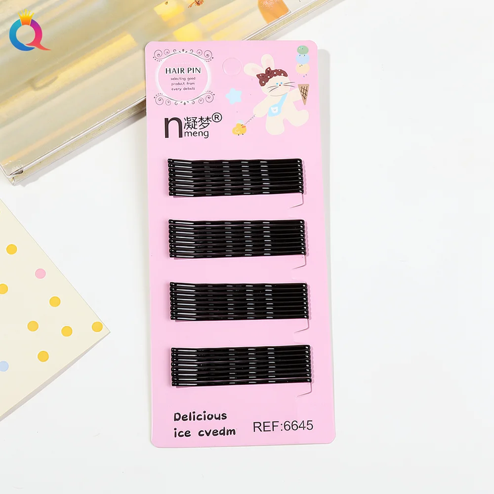 High Quality Hair Clips Durable Stainless Steel Pins Classic Black Hair Accessories For Women Secure Styling And Braiding Needs