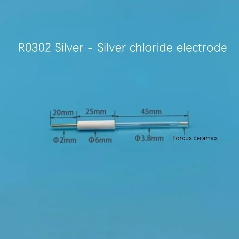 Ag / AgCl reference electrode. R0302 / R0303 silver chloride electrode. Detachable silver chloride electrode