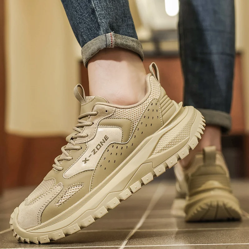 

Men's Shoes 2025 New Autumn Trendy Brand Torre Men's Thick Sole Increased Casual Flow Reflective Sports Running Trendy Shoes