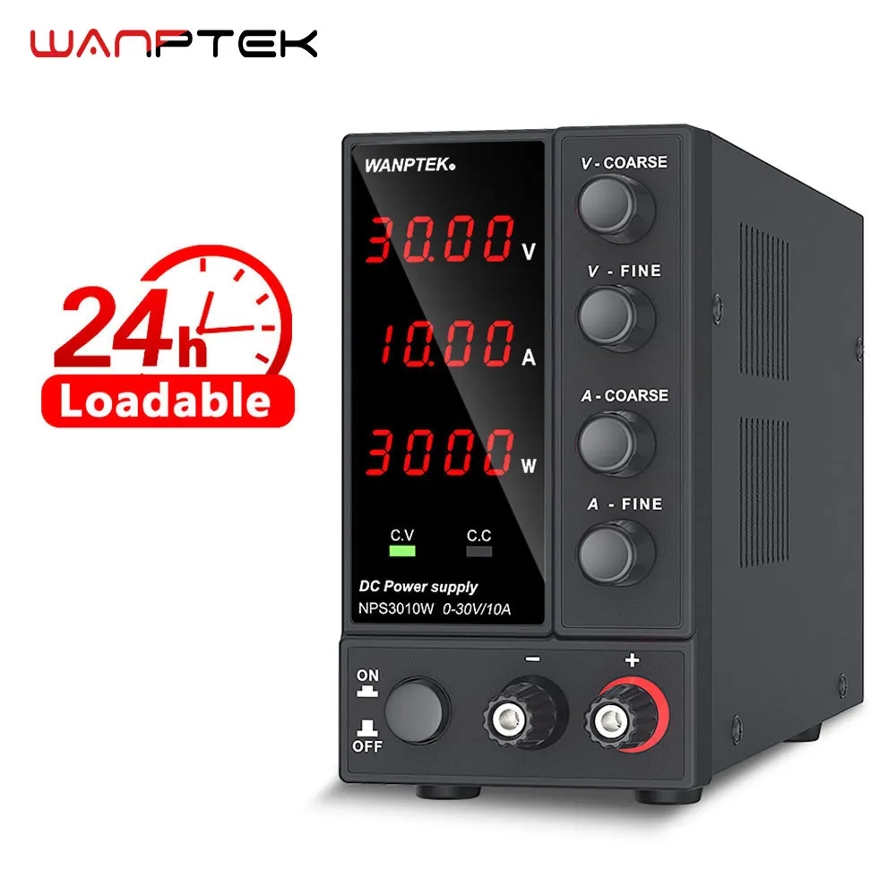 

Adjustable DC Power Supply 30V 10A LED Lab Power Supply 60V 5A Voltage Regulator Stabilizer Switching Bench Source 220V Wanptek