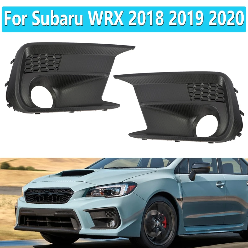 

Car ABS Front Fog Lamp Front Bumper Fog Lamp Frame Cover Fog Lamp Trimming Bezel Cover For Subaru WRX 2018 2019 2020