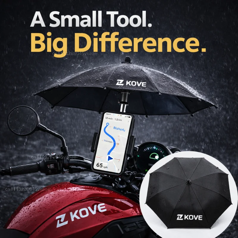 

Держатель для телефона KOVE на руль мотоцикла: водонепроницаемый, солнцезащитный, антибликовый, дождезащитный, крепление для GPS