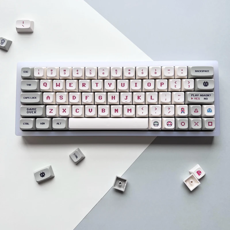 

Retro Mechanical Keyboard Keycaps XDA Height PBT Thermal Sublimation 143 key Personalized Keyboard Keycap Accessories 87/104/108