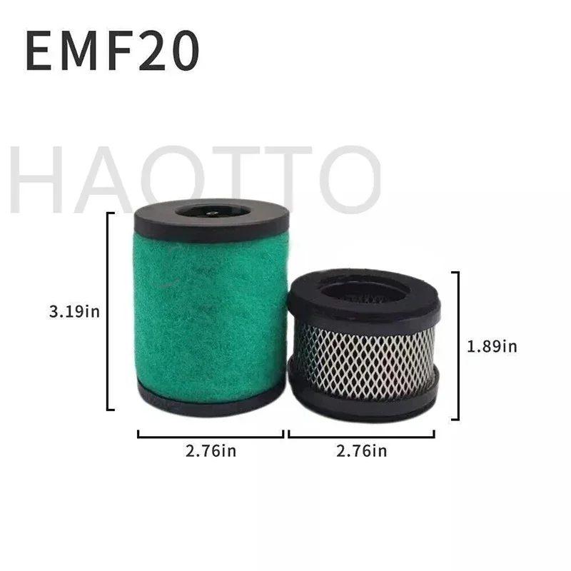 1set A223 04 199 & A223 04 077 Mist & Odor Element Set For Edwards EMF20 Mist Filter For Tihs