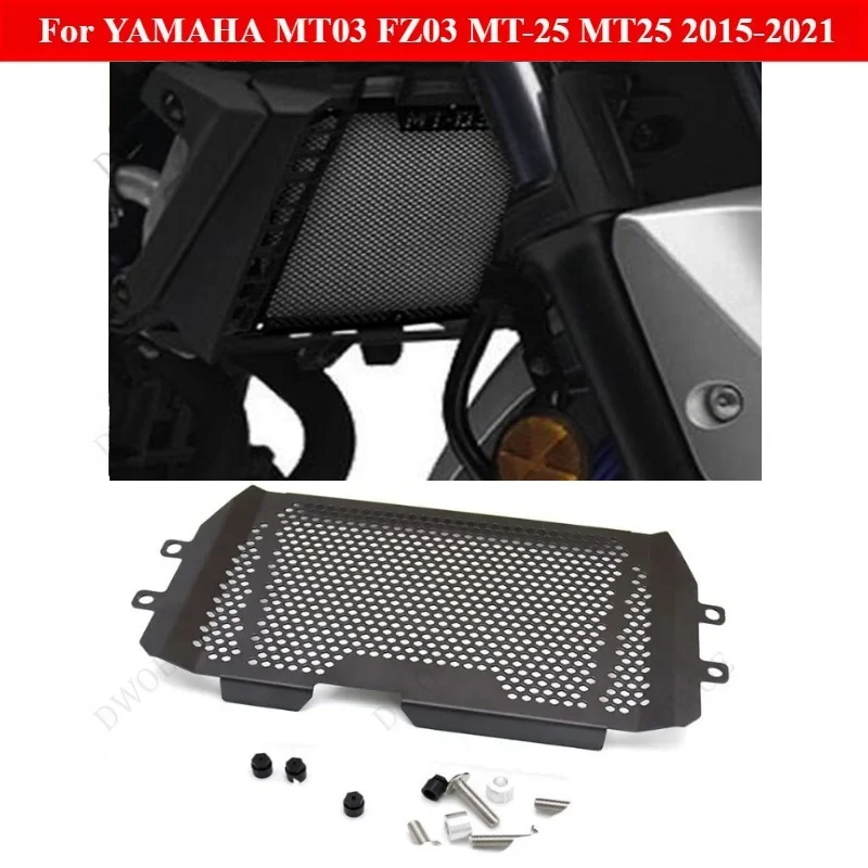 Motorcycle Radiator Grille Guard Protector Cover Motorbike Accessories For YAMAHA MT03 FZ03 MT-25 MT25 2015 2016 2017 2018-2021