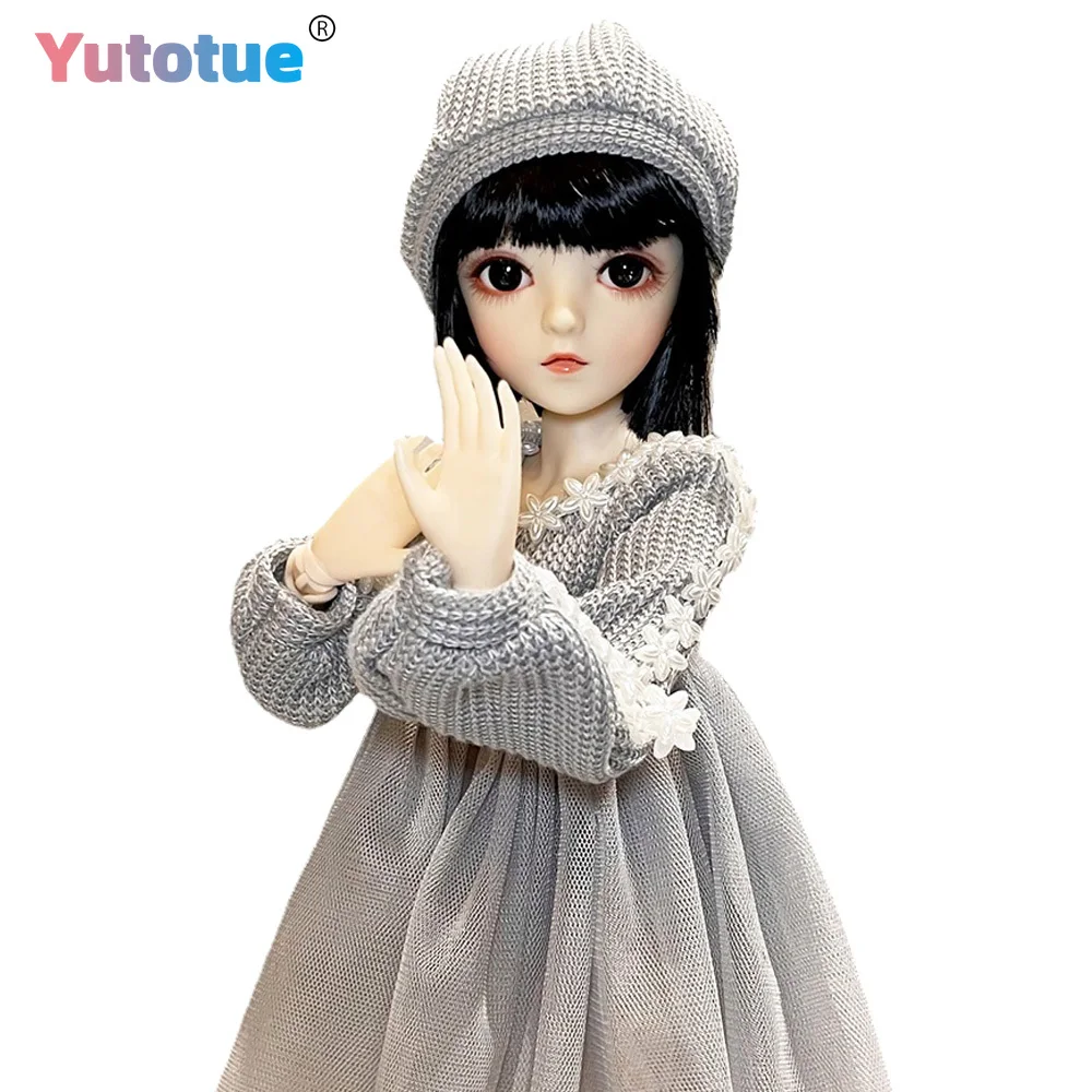 

YUTOTUE 24 inch BJD Doll 1/3 BJD Moveable Joints Female Body with Clothes Socks Shoes Upgrade Makeup Toy