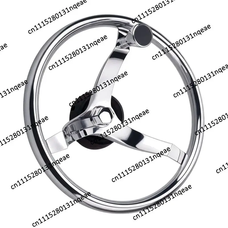 Yacht Fishing Stainless Steel Steering Wheel, Marine Steering Gear Universal Control Wheel, Luxury Yacht Accessories