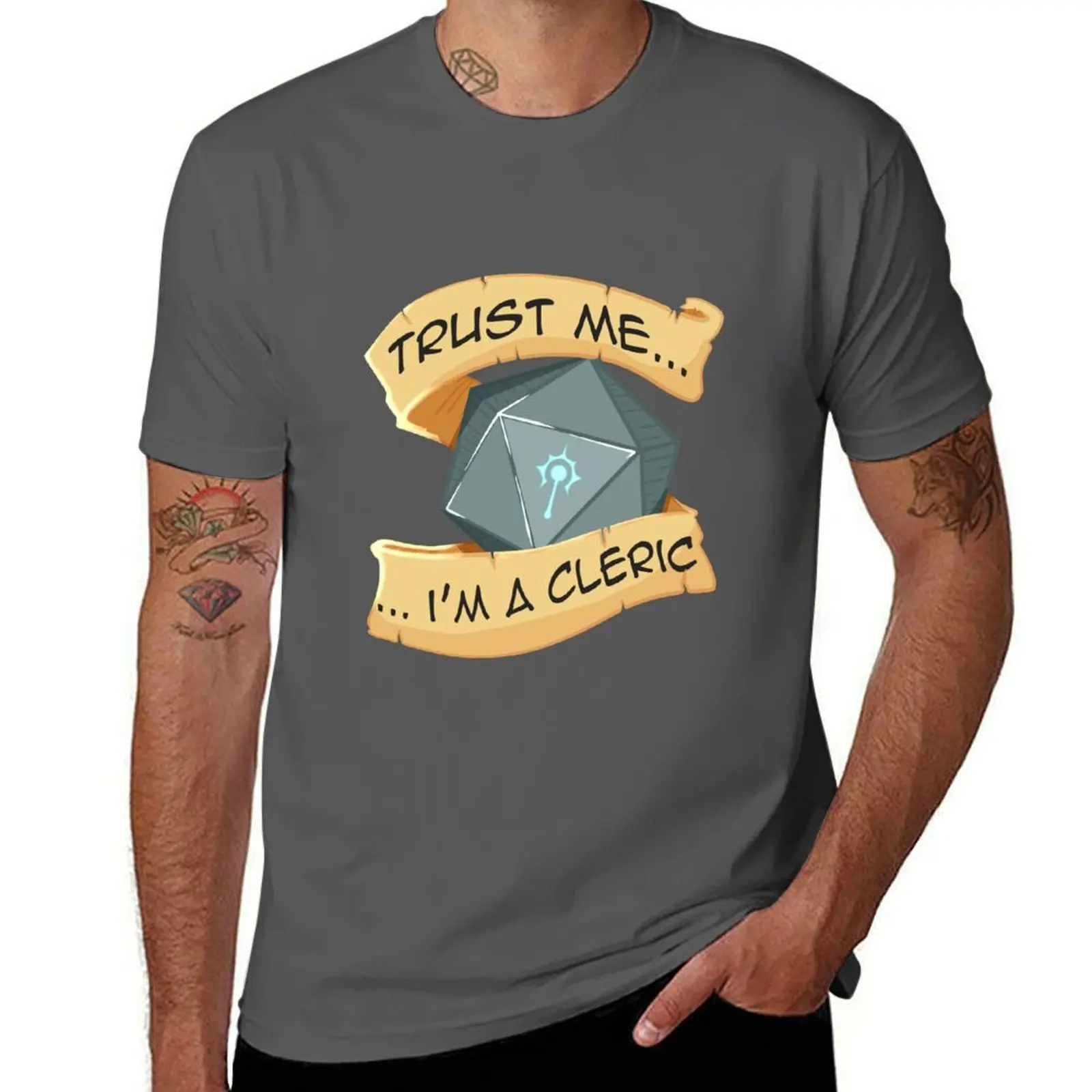 

Trust me, I'm a Cleric T-Shirt Comfortable Workout Short Sleeve Shirt
