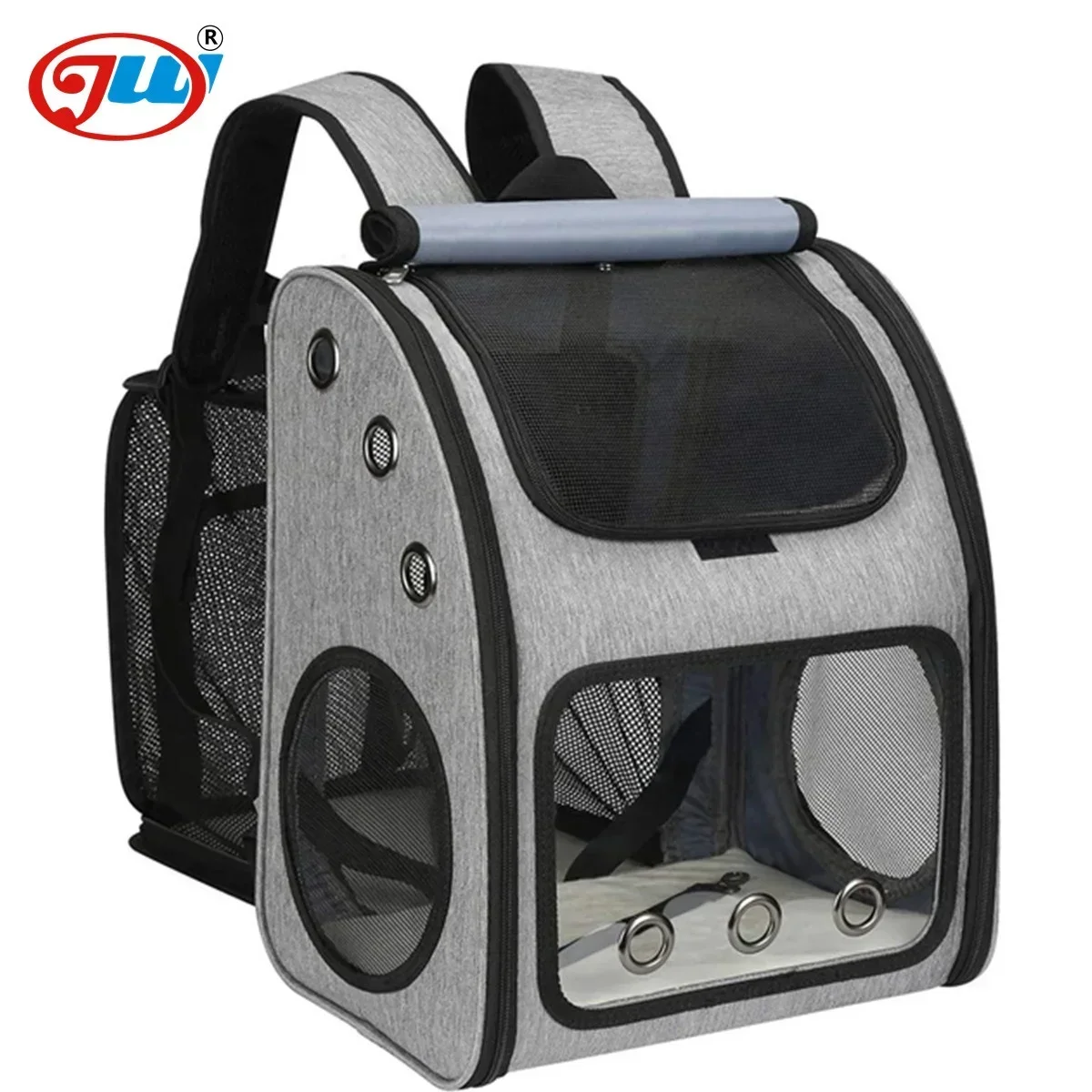 stock storage Fast Expandable Pet Carrier Backpack for Cats, Portable Travel bag, Super Ventilated Design, Airline Approved