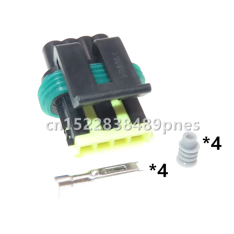 4 Pole Waterproof Car Electric Wiring Plug Connector Idle Motor Connector Stepper Motor Socket For Auto