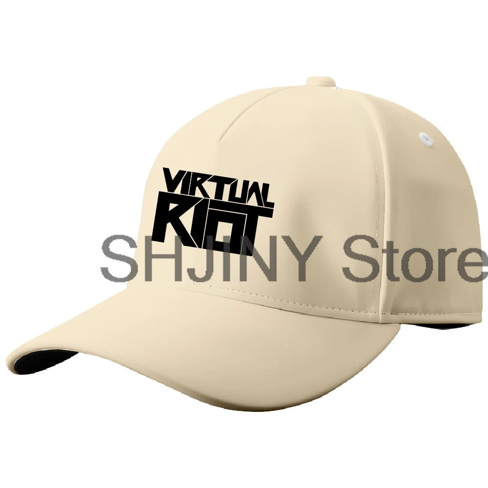 Virtual Riot Merch Logo Print Baseball Caps Women Men Trucker Hat Summer Outdoor Sprots Hats Hip Hop Sun Cap image 6