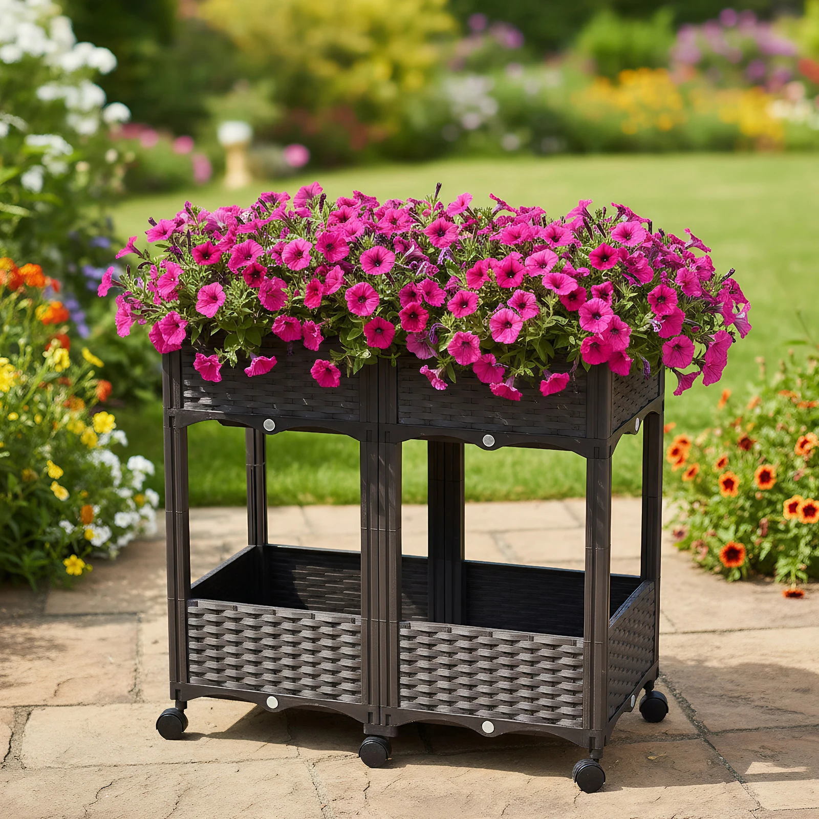 Fioriera rialzata con ruote pe - Raised Bed Planter Box recensione e prezzo