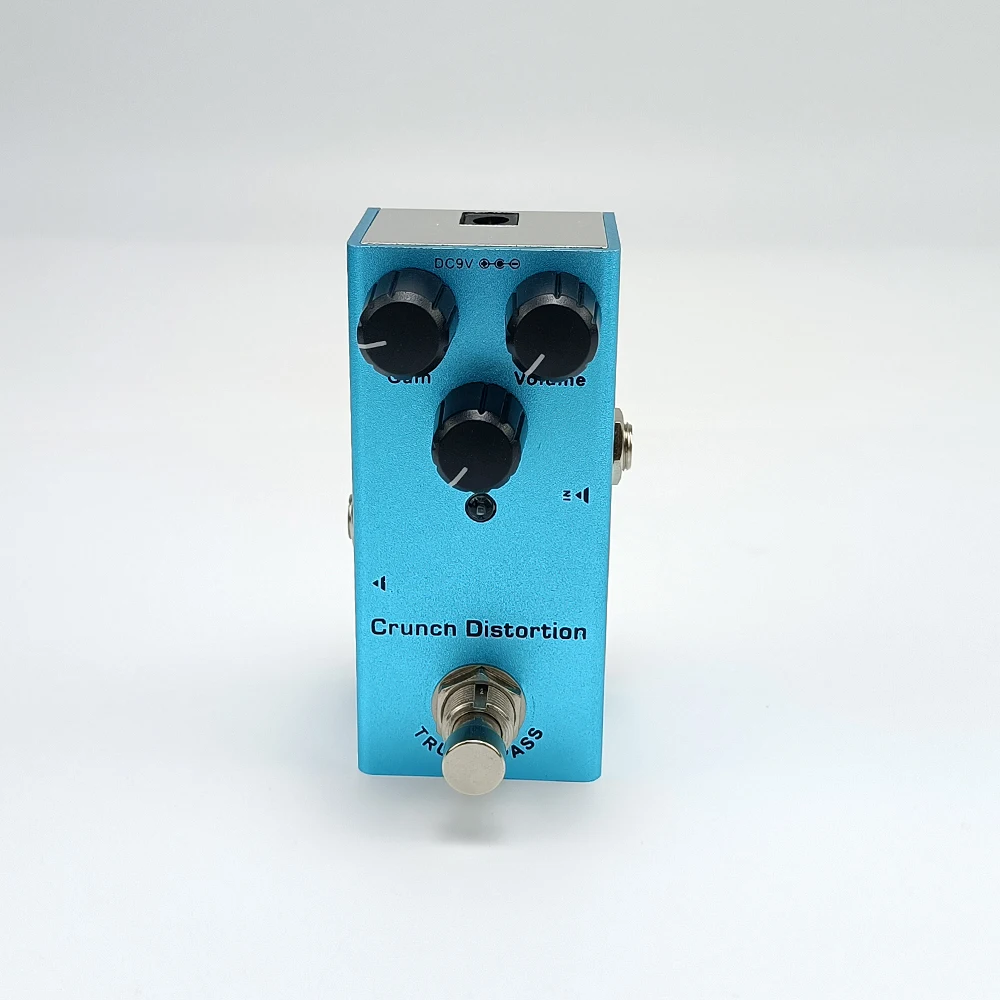 Electric Guitar Pedal Crunch Distortion Gain/Volume/Tone Knob High/Low Frequency Mini Single Type DC 9V True Bypass Guitar Parts