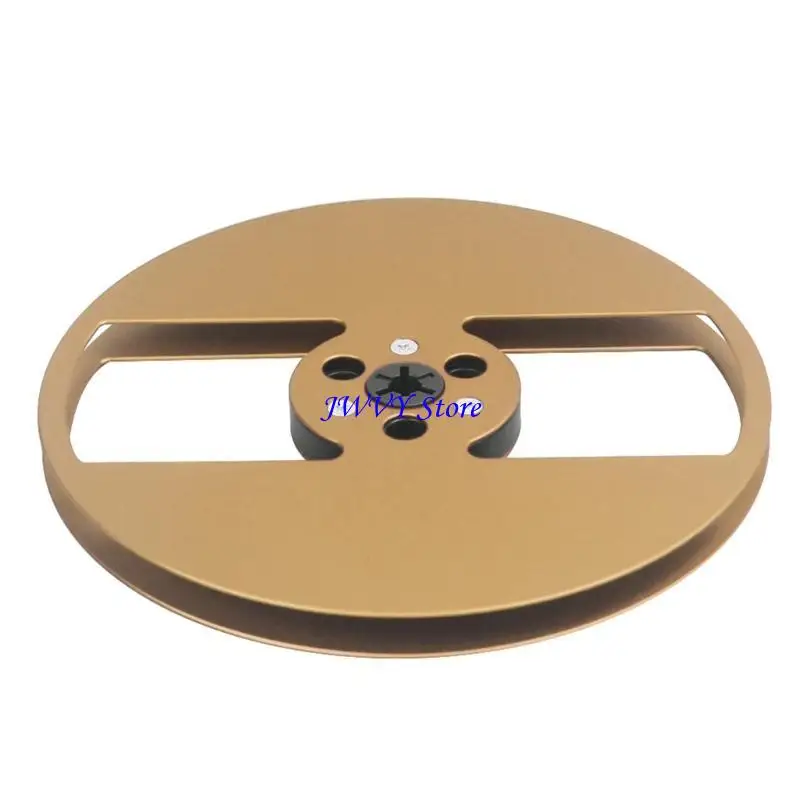 573A Professional 7inch Aluminum Sound Deck Reel for 1/4 Tape Recorders Takeup Reel