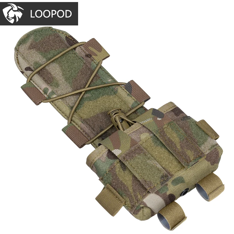 Tactical MK2 Helmet Battery Pouch: Lightweight, Durable, and Versatile for Outdoor Adventures Water-Resistant, Durable