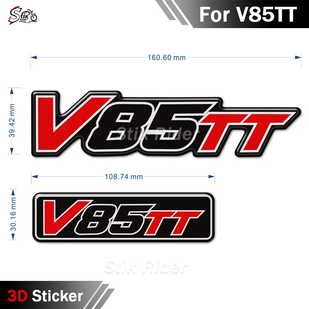 

3D наклейки для мотоцикла, наклейки для Moto Guzzi V85TT V85 V 85 TT, детали эмблемы, багажник, аксессуары для мотоцикла, наклейка