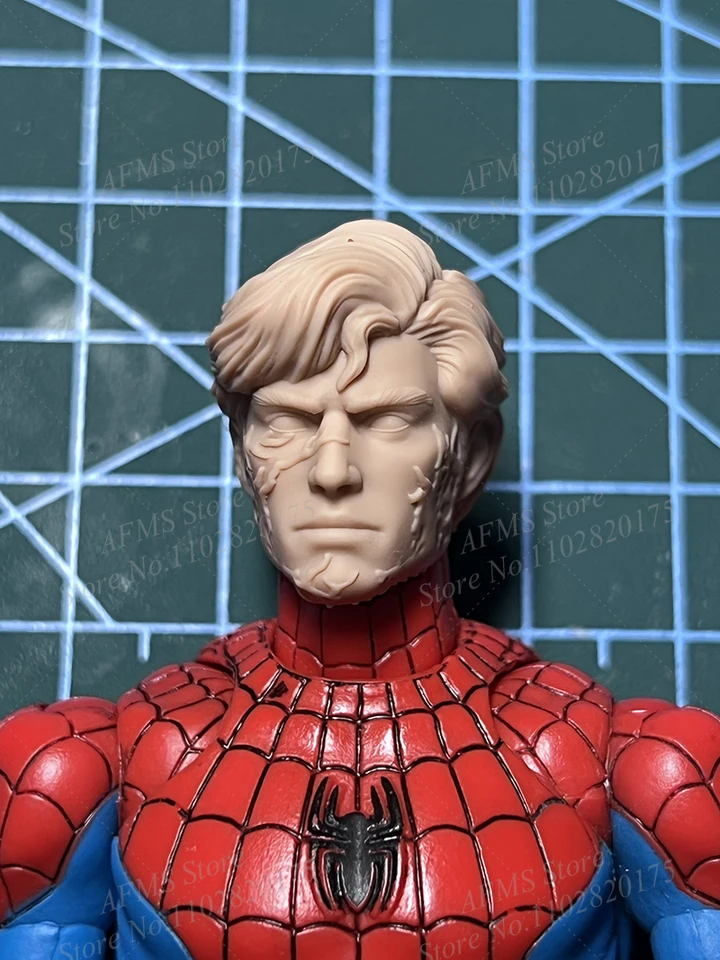 Unpaint 1/12 Male Soldier Peter Parker Spider Boy Head Sculpt
