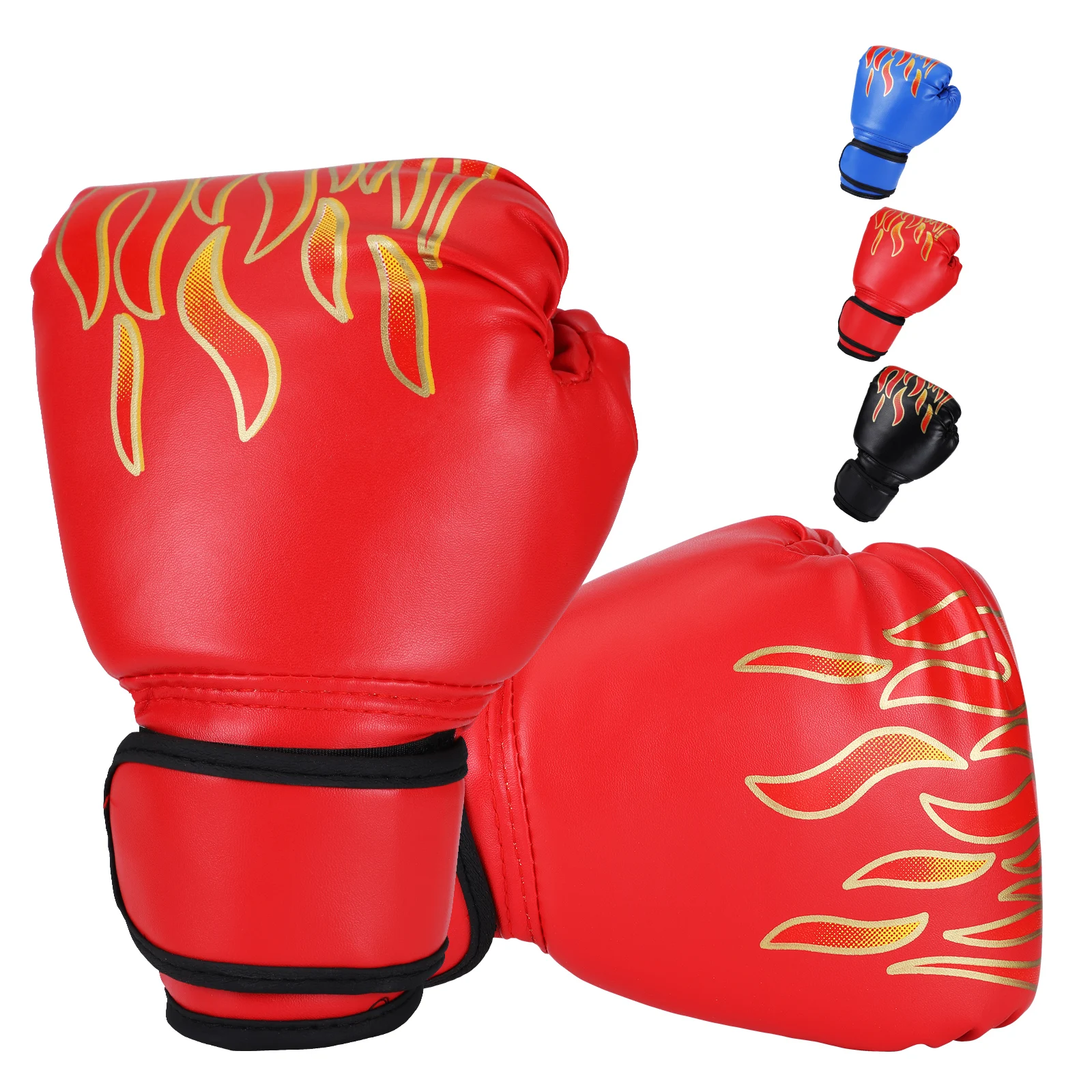 1 Pair Kids Boxing Gloves Children Punching Comfortable Fighting Exercise Mitts Sports Train Hitting Hand Protector