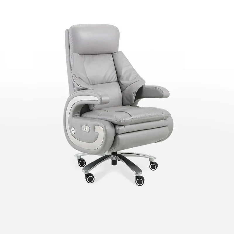 

Leather manual boss, office computer, home sofa chair, e sports chair, comfortable and sedentary
